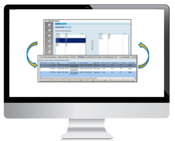 PLSDOC® PI - Prozess-Archivdaten-Konfiguration / Aktualisierung von Langzeitarchiven - Siemens WinCC / SIMATIC PCS 7 Add-On